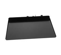 ERINGOGO Metal Microphone Rack with Smooth Surface and Space Saving Design, Clip-on Microphone Sound Card Tray Holder in Black for Offices and Lectures