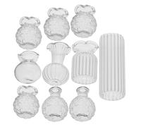 ERINGOGO Micro Landscape Decoration Flower Decorations Dollhouse Miniature Jar Mini Vase for Dollhouse Mini Vase Transparent Glass