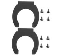 ERINGOGO Microphone Wall Mount Holder Set Small Metal Mic Hanger Wall-Mounted Microphone Hook for KTV Home Hotel Meeting Room Space-Saving Mic Storage Hook Easy Installation Random Color