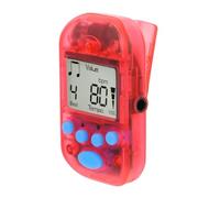 ERINGOGO Mini Electronic Metronome for Guitar Violin Piano, Red Compact Musical Instrument Tool Lcd Display, Portable Beat Trainer for String Players