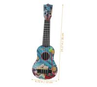 ERINGOGO Mini Musical Guitar for Early Learning Ukulele Model Sturdy Plastic Educational Instrument for Beginners for Interest Development and Decoration