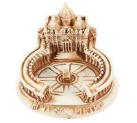 ERINGOGO Mini Saint 's Basilica Resin Model Sculpture for Home Decor Vintage Style Architectural Ornament for Garden Office Cafe Wedding and Banquet Scene Layout High-grade Craftsmanship