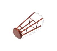 ERINGOGO Miniature Dollhouse Bar Stool Wood Chair for DIY Crafts Tiny Kitchen Furniture Decor Realistic High Stool Model for Fairy Garden Dollhouse Scene Accessories Multipurpose Miniature
