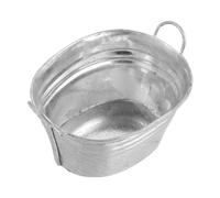 ERINGOGO Miniature Dollhouse Bath Tub Accessory in Silver Iron with Realistic Reproduction and Unique Design for Mini House Model Decoration and Doll Bathroom Furniture
