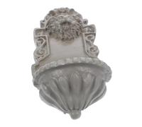 ERINGOGO Miniature Resin Lion Head Wall Decor Outdoor Garden Fountain Dollhouse Accessory Mini Wall Ornament for Courtyard Balcony DIY Landscape Craft