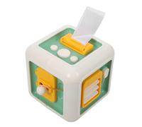 ERINGOGO Montessori Busy Cube for Early Educational Activity Six-sided Sensory Board Enhancing Spatial Awareness and Logic Skills Family Interaction Travel Essential
