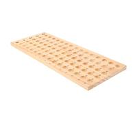 ERINGOGO Montessori Wooden Bingo Board with Ball Holder Tray Capacity Childrens Board Game Early Math Learning for Parties and Large Groups
