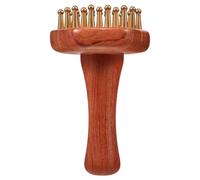 ERINGOGO Multi-Functional Manual Brass Massage Brush for Scalp, Head, Back, and Abdomen - Meridian Pressure Massager Tool for Body Relaxation and Muscle Relief at Home and Outdoors