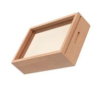 ERINGOGO Multi-use Wooden Piggy Bank with Window Picture Frame Money Saving Jar for Adults Compact Home Decor Coin Storage Box for Financial Management gifts for for for for for for