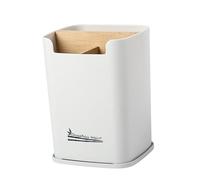 ERINGOGO Multifunctional Chopsticks Holder with Drainage Tray PP and Organizer for Dining Table Space-saving Utensil Storage for Spoons Forks and Tools