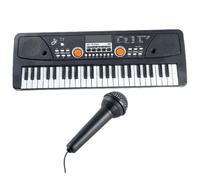 ERINGOGO Multifunctional Key Childrens Electric Piano Musical Learning with Microphone for Boys and Educational Simulation Keyboard for Music Development