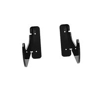 ERINGOGO Multifunctional Wall Storage Rack for Yoga Mats Durable Wall Mounted Shelves with Tension Ring Design Black Carpet Storage Racks for Home Gym Organization
