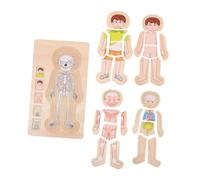 ERINGOGO Multilayer Body Structure Cognition Puzzle Toy for Kids Educational Learning Early Development Gift for Boys Toddlers Age-appropriate