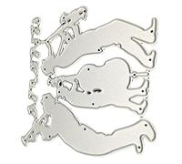 ERINGOGO Music Band Metal Cutting Dies for Card Making Embossing Stencil Music Note Die Cuts for DIY Scrapbooking and Crafts Creative Album Decor