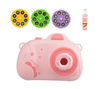 ERINGOGO Musical Camera Projector Toy for Boys and Girls 3 Slides Early Education Projector for Toddlers Creative Cartoon Design for Bedtime Stories Random Color