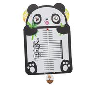 ERINGOGO Musical Note Board for Beginners Adorable Panda Design Rhythm Training Card Portable Music Notation Flash Cards for Piano Practice Sight-reading and Music Theory Learning