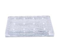 ERINGOGO Nail Drill Bit Holder Stand 12 Holes Acrylic Display Organizer for Nail Drill Bits Storage Simple Appearance and Home Use