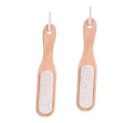 ERINGOGO Nail Scrubber Pumice Stone 2pcs Single-side White Nail Cleaning Brush for Manicure and Pedicure Suitable for Hand and Foot Spa Use