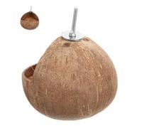 ERINGOGO Natural Coconut Shell Bird Nest for Parrots Resting Nest Cage Accessory Easy to Fix Cage