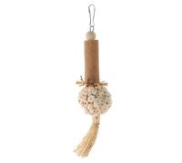 ERINGOGO Natural Corn Hanging Parrot Bite-resistant Chew for Caged Birds Fun Shred Chewing for Cockatiels Budgies African Greys and Lovebirds