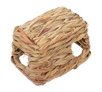 ERINGOGO Natural Handwoven Hamster Hideout Play Nest Breathable Pet House Multi-functional and Sleeping Habitat for Hamsters and Small Critters