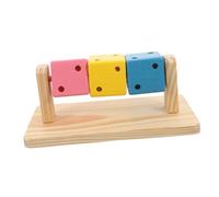 ERINGOGO Natural Wood Hamster Chew for Animals Safe and Reusable Wooden Cube for Teeth Grinding Stimulates Curiosity and Mental Activity Suitable for Hamsters Guinea Pigs Mice and Bunnies