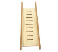 ERINGOGO Natural Wooden Hamster Climbing Ladder for Pet Cage Large Bite-resistant Platform with Smooth Surface Multi-functional Exercise and Play Accessory for Hamsters and Small Pets