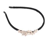 ERINGOGO Non-slip Rhinestone Headband Lightweight Decorative Hair Band Fashionable Headdress for Women Wedding Party Christmas Dance Accessories