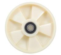 ERINGOGO Nylon Swivel Caster Wheels with Ball Bearings for Manual Pallet Jack Truck Load Wheels for Smooth Maneuvering and Noise Reduction in Tight Spaces