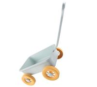 ERINGOGO Outdoor Sand Trolley with Push Handle, Foldable Beach Playset Truck for Boys, Sturdy Sand Mold Cart for Pretend Play at Seaside and Sandbox