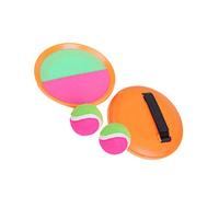 ERINGOGO Paddle Ball Catch Game Set for Parents Includes Orange Sticky Catch Boards with Band Handles and Soft Balls Interactive Outdoor for Family Fun and Development Random Color
