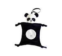 ERINGOGO Panda Shaped Plush Doll Toy Soft Soothing Towel for Newborns and Toddlers Sensory Saliva Blanket for Comfort and Entertainment