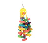 ERINGOGO Parakeet Chew with Hanging Hook for Cage Bird Molar for Small to Medium Parrots Dental Grinding Stress Relief Accessory for Cockatiels Rabbits Hamsters Guinea Pigs and Small Pets