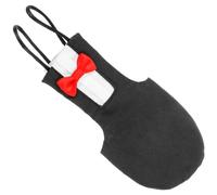 ERINGOGO Parrot Diaper Flight Suit for Small Birds Cloth Bird Diapers for Parakeets Cockatiels Pigeons Daily Wear Reusable Nappy Clothes Keeps Pets Healthy and Rooms Clean Black S