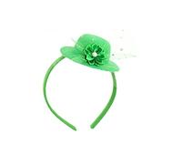 ERINGOGO Patrick's Day Green Hat Hairband Decorative Festival Party Hair Accessory Comfortable Fit Easy Wear for Women