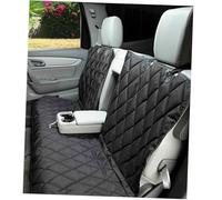 ERINGOGO Pet Mat for Car Back Seat with Enclosed Design Practical Dog Cushion Compatible with Safety Buckle Comfortable Black Seat Protector for Dogs and Cats