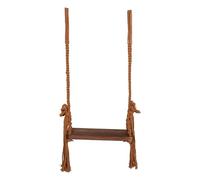 ERINGOGO Photography Swing for Newborns and, Wooden Indoor and Outdoor Swing Prop, Brown Hanging Basket for Newborn Photo Shoot Accessories