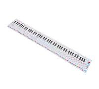 ERINGOGO Piano Keyboard Practice Chart Piano Keyboard Note Labels Beginners for and Students Hand-rolled, 88 Key Ratio Design Paper Teaching Aid for Improving Learning Efficiency