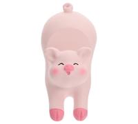ERINGOGO Pig Phone Holder Stand Cute Resin Desktop Cell Phone Holder Bracket for Home Office Decor Pink Lying Pig Design 1Pcs