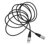 ERINGOGO Pin Xlr Male to Female Microphone Cable Balanced Audio Cord for Professional Recording Studio Podcast Mixer Amplifier Flexible Black