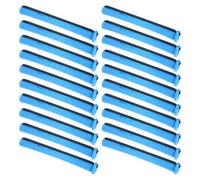 ERINGOGO Plastic Hair Curling Rods Small Lightweight Perm Rod Set 30pcs with Caps and Elastic Bands Prevents Slipping, Smooth Surface for Short Hair for Travel and Party Styling