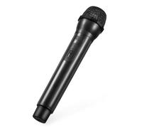 ERINGOGO Plastic Prop Microphone with Realistic Design for Speech Training and Performance Practice Durable Black Simulation Microphone Plaything for Party Cosplay and Stage Use