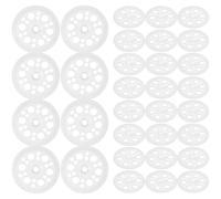 ERINGOGO Plastic Washers for Insulation Board 100 Pcs Round White Foam Board Plastic Washers for Indoor and Outdoor Wall Pad