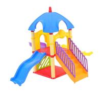 ERINGOGO Playground Model for Dolls House Decor Slide Ornament for Childrens Play Area Miniature Playground Toy for DIY Dollhouse Decoration