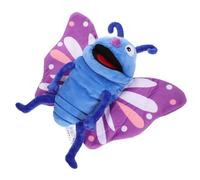 ERINGOGO Plush Butterfly Hand Puppet with Movable Mouth Cartoon Animal for Storytelling and Early Education Interactive Role Playing Creativity and Emotional Development