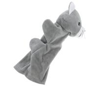 ERINGOGO Plush Cat Hand Puppet Soft Interactive for Enhances Communication Fine Motor Skills and Storytelling Versatile Finger Puppet for Creative Play at Home Go
