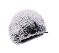 ERINGOGO Plush Microphone Cover Splash Mic Protector Furry Windscreen for Ktv Conference and Stage Use Thick and Smooth Mic Sleeve for Recording and Performance