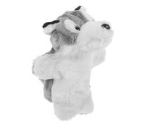 ERINGOGO Plush Wolf Hand Puppet for Soft Cartoon Animal for Storytelling Role Play and Interactive Fun Safe Material Design