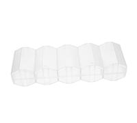 ERINGOGO Poker Chip Holder Case 100pcs Chip Tray with 5 Compartments Wear-Resistant for Home Gaming and Tournament Use