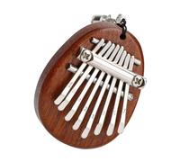 ERINGOGO Portable 8-note Wooden Kalimba Thumb Piano with Hanging Rope, Lightweight Mini Finger Piano for Beginners and Boys and Girls, Easy to Carry Musical Instrument for Outdoor and Home